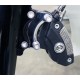 Brake Caliper Mount for 13" Rotor 2000-Up HD Black LEFT SIDE